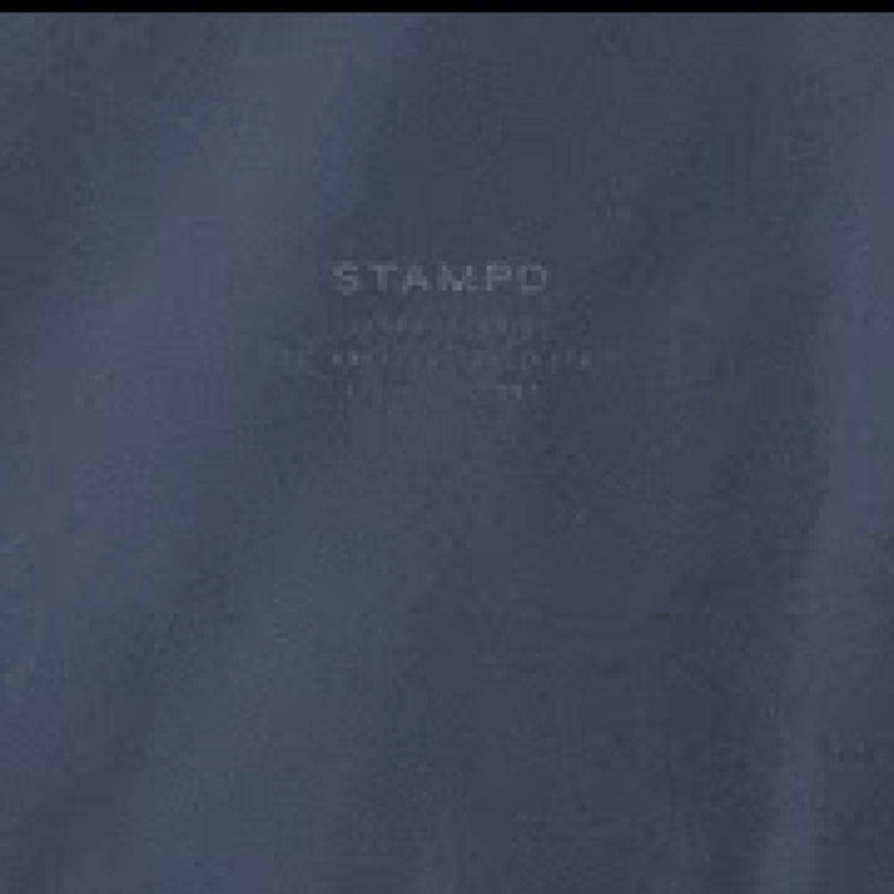 Stampd Mens Bomber Jacket Full Zip Hidden Pockets Blue Interior Straps Sz XXL - Picture 9 of 16